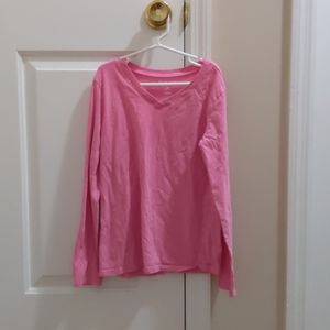 Pink long sleeve shirt - like new